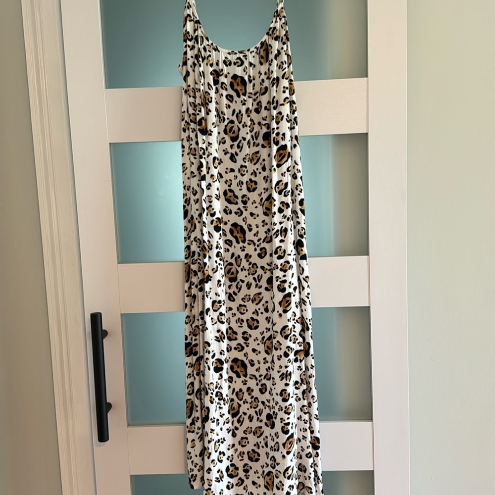 Anthropologie Corey Lynn Calter Arabella Leopard dress
